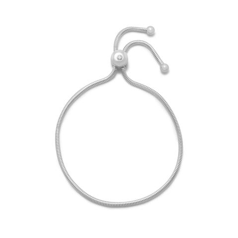 Sterling Silver Bolo Charm Bracelet - Ameeru Goods
