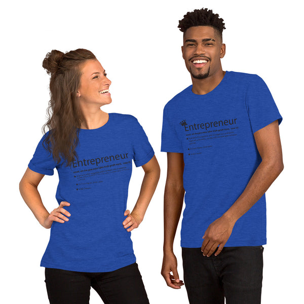Ameeru Premium Entrepreneur Style black text Short-Sleeve Unisex T-Shirt - Ameeru Goods