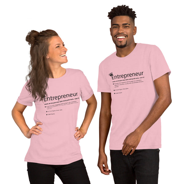 Ameeru Premium Entrepreneur Style black text Short-Sleeve Unisex T-Shirt - Ameeru Goods