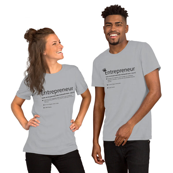 Ameeru Premium Entrepreneur Style black text Short-Sleeve Unisex T-Shirt - Ameeru Goods