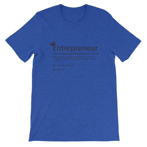 Ameeru Premium Entrepreneur Style black text Short-Sleeve Unisex T-Shirt - Ameeru Goods