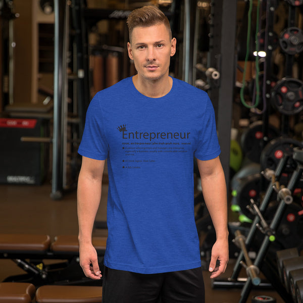 Ameeru Premium Entrepreneur Style black text Short-Sleeve Unisex T-Shirt - Ameeru Goods