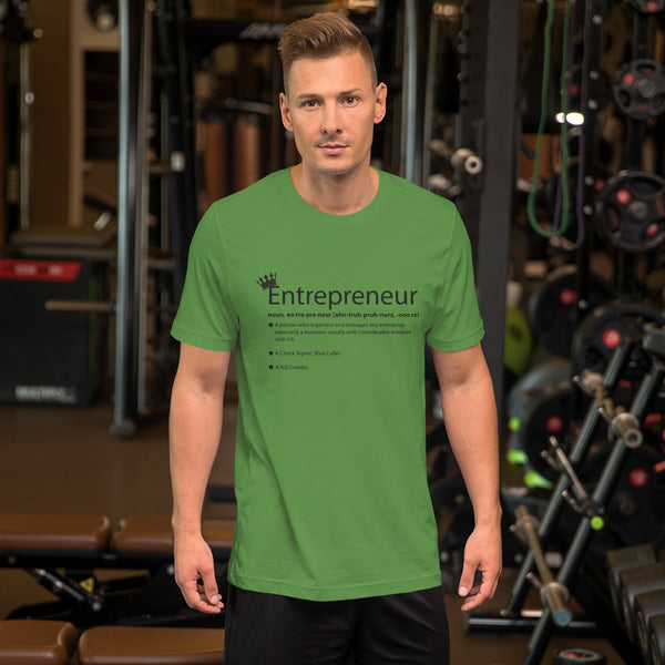 Ameeru Premium Entrepreneur Style black text Short-Sleeve Unisex T-Shirt - Ameeru Goods