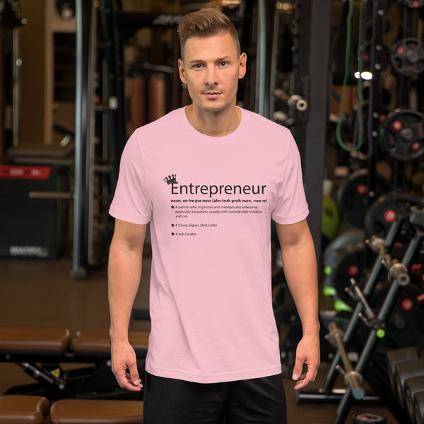 Ameeru Premium Entrepreneur Style black text Short-Sleeve Unisex T-Shirt - Ameeru Goods