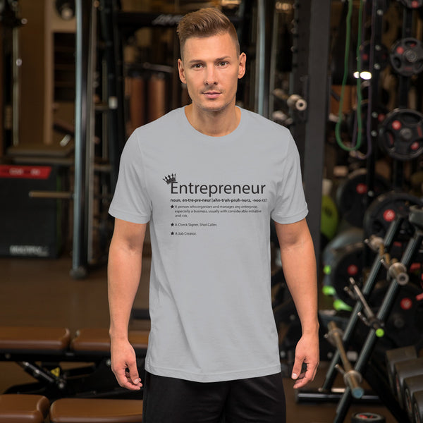 Ameeru Premium Entrepreneur Style black text Short-Sleeve Unisex T-Shirt - Ameeru Goods