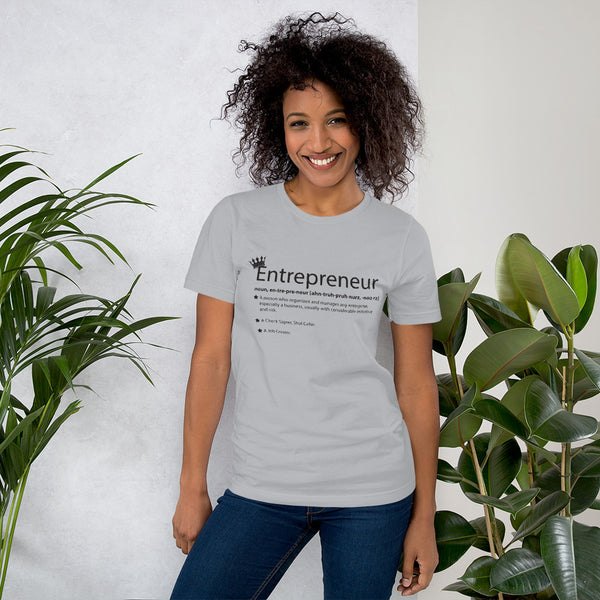 Ameeru Premium Entrepreneur Style black text Short-Sleeve Unisex T-Shirt - Ameeru Goods