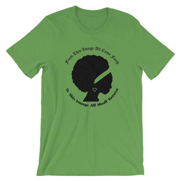 Ameeru Premium Afro Origins black text Short-Sleeve Unisex T-Shirt - Ameeru Goods