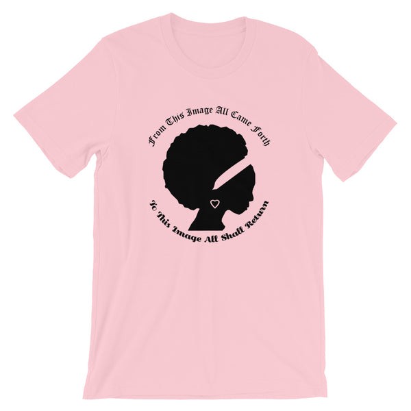 Ameeru Premium Afro Origins black text Short-Sleeve Unisex T-Shirt - Ameeru Goods