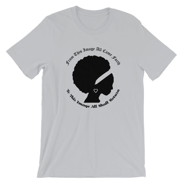 Ameeru Premium Afro Origins black text Short-Sleeve Unisex T-Shirt - Ameeru Goods