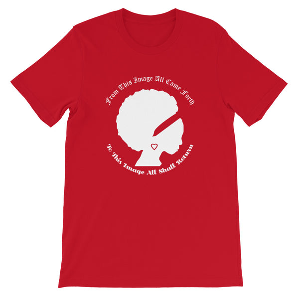 Ameeru Premium Afro Origins white text Short-Sleeve Unisex T-Shirt - Ameeru Goods