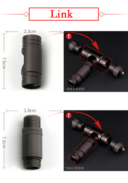DIY Hiking Staff Multi-functional Emergency Tool - Ameeru Goods