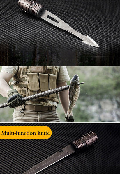 Hiking Staff Cane Multi functional Camping and Outdoor Emergency Tool - Ameeru Goods