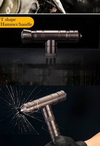 Hiking Staff Cane Multi functional Camping and Outdoor Emergency Tool - Ameeru Goods