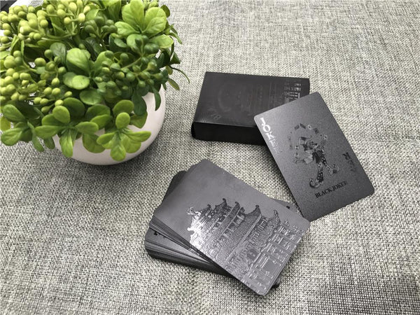 Metallic Styled Plastic Waterproof Playing Cards - Ameeru Goods