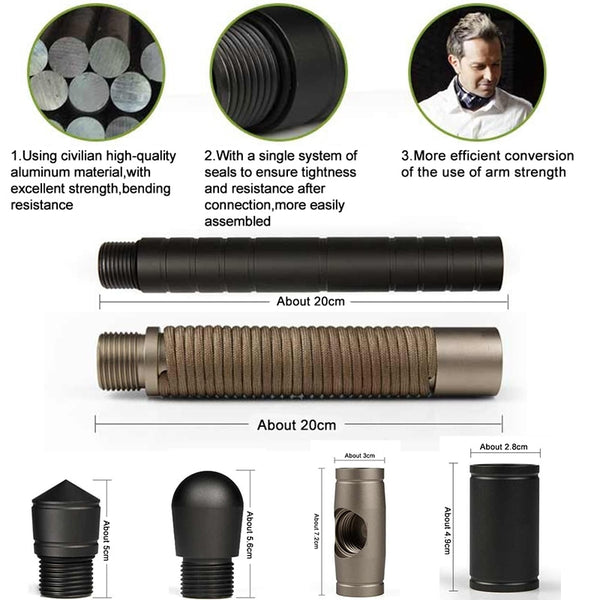 Multi-Function hiking vehicle and outdoor safety short rod - Ameeru Goods