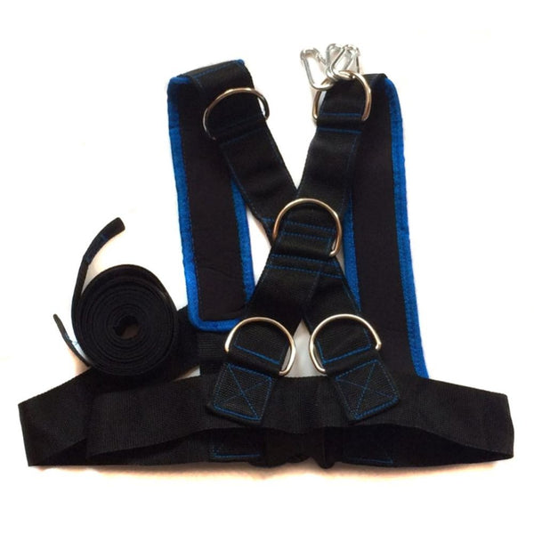 Weighted Sled Shoulder Harness Training Set for CrossFit, Bodybuilding, Speed, Power, Sports - Ameeru Goods