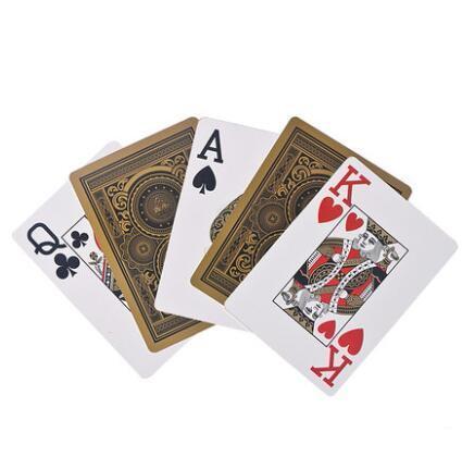 Gold Traditional Face Waterproof Playing Cards - Ameeru Goods
