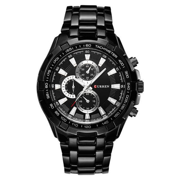 Luxury Mens Quartz Stainless Steel Casual Wristwatch - Ameeru Goods