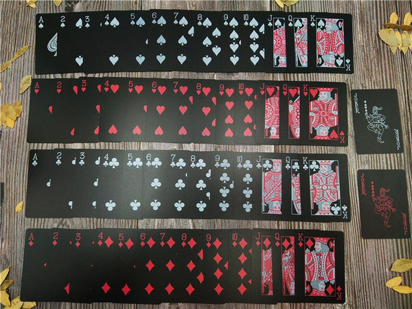 Metallic Styled Plastic Waterproof Playing Cards - Ameeru Goods
