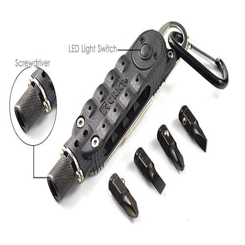 Survival Gear Bit Head Tool With LED Light - Ameeru Goods