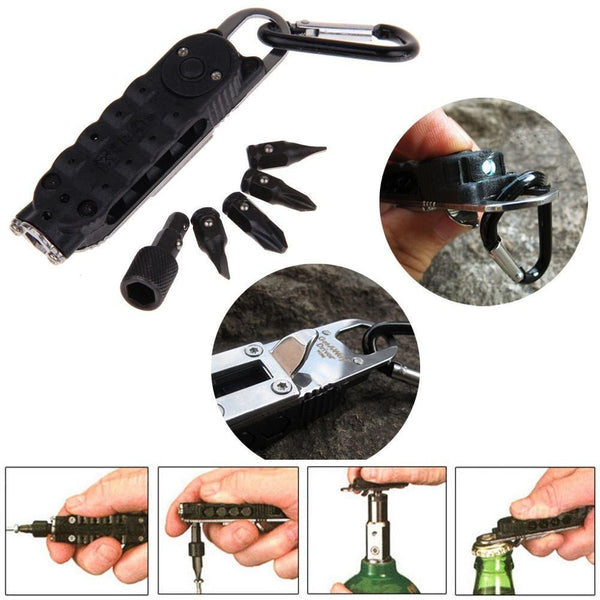 Survival Gear Bit Head Tool With LED Light - Ameeru Goods