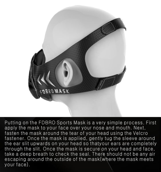 High Altitude training  sport mask, oxygen deprivation mask for high intensity training - Ameeru Goods