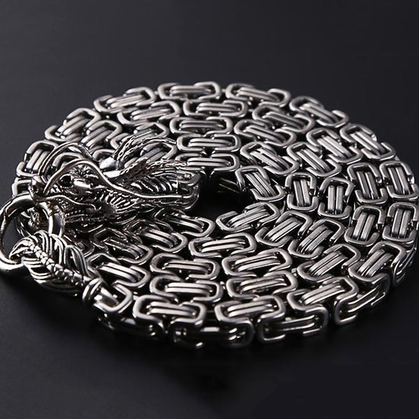 Steel Self Defense Bracelet or Necklace Dragon whip chain - Ameeru Goods
