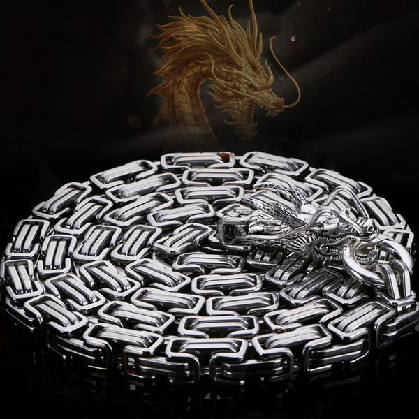 Steel Self Defense Bracelet or Necklace Dragon whip chain - Ameeru Goods