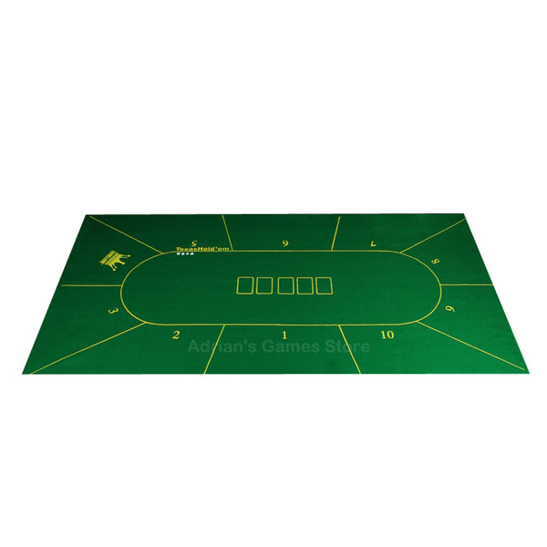 10 Player Texas Hold'em Table Cloth - Ameeru Goods
