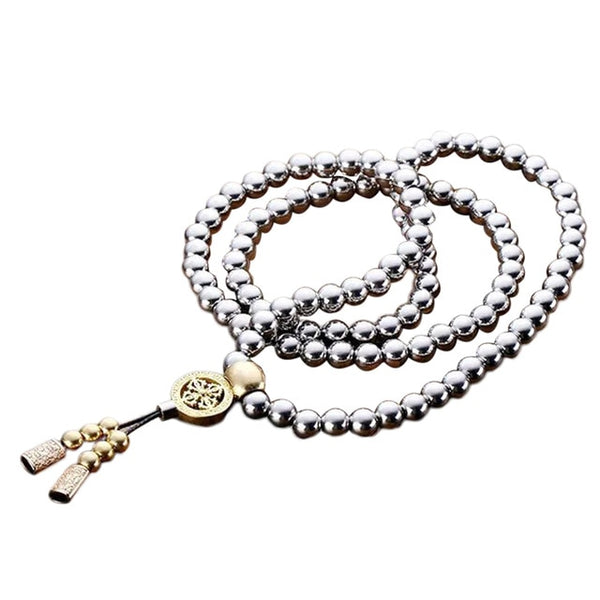 Spiritual Style Multi-Functional Beads Necklace Chain Bracelet Jewelry Safety Tools - Ameeru Goods