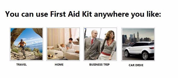 Survival First Aid Kit Medical Bag for Camping Office and or Vehicle emergencies - Ameeru Goods