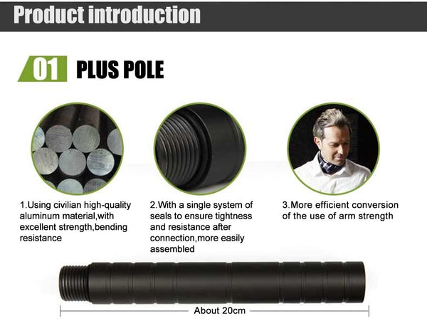 Multi-Function hiking vehicle and outdoor safety short rod - Ameeru Goods