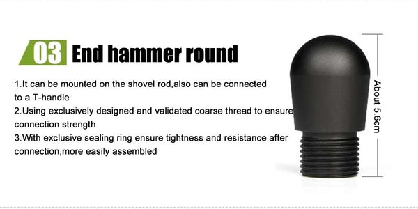 Multi-Function hiking vehicle and outdoor safety short rod - Ameeru Goods