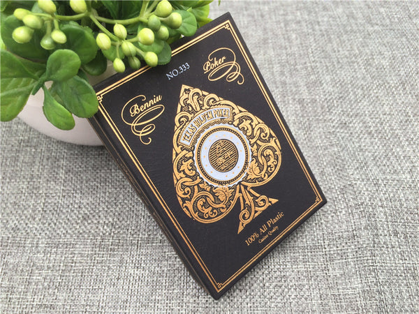 Gold Traditional Face Waterproof Playing Cards - Ameeru Goods