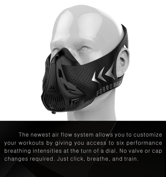 High Altitude training  sport mask, oxygen deprivation mask for high intensity training - Ameeru Goods