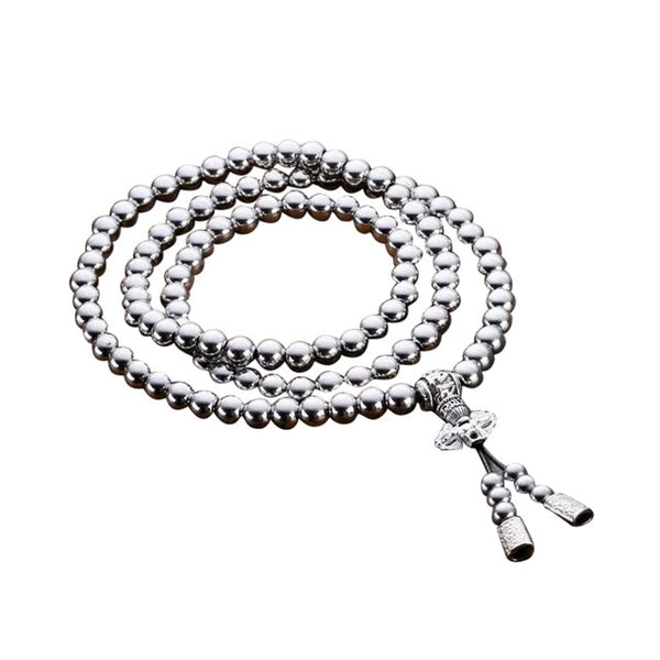 Spiritual Style Multi-Functional Beads Necklace Chain Bracelet Jewelry Safety Tools - Ameeru Goods