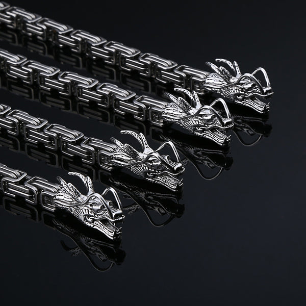 Steel Self Defense Bracelet or Necklace Dragon whip chain - Ameeru Goods